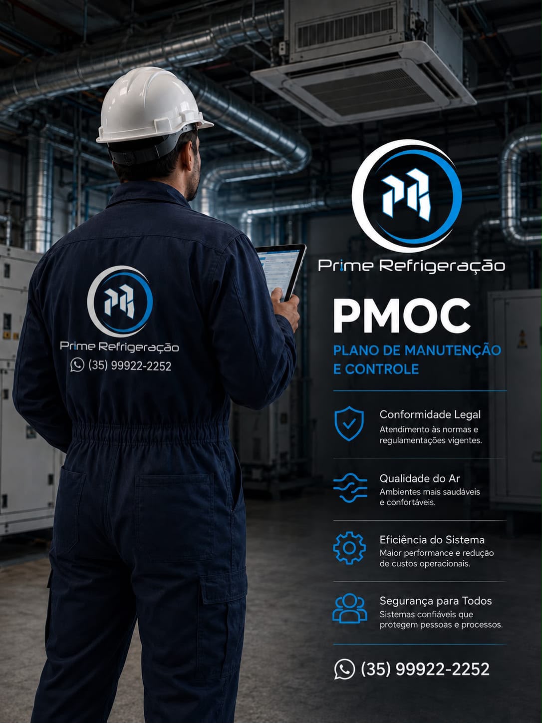 Serviço de PMOC da Prime Refrigeração