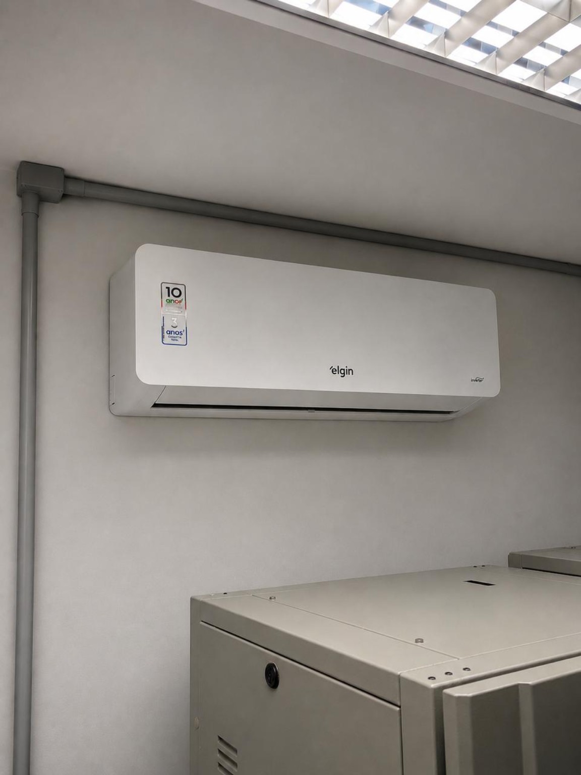 Ar-condicionado Elgin instalado